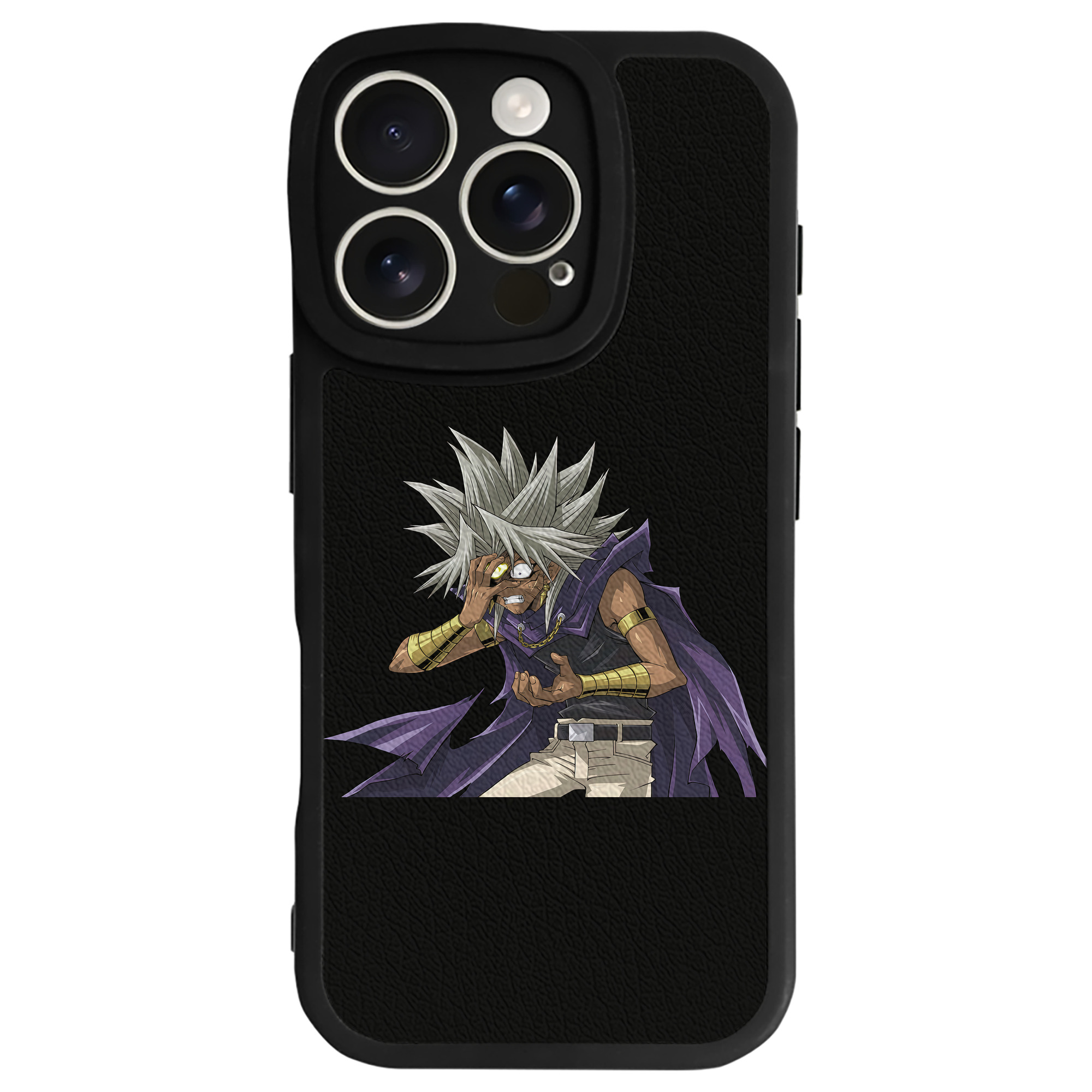 （画像用） 遊☆戯☆王 Yu-Gi-Oh! 【iPhone 16シリーズ対応】シリコンスマホケース（レザー調） 材質：シリコン